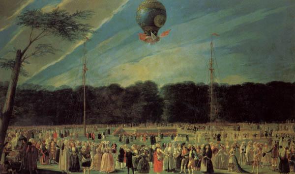 Antonio Carnicero The  Ascent of a Montgolfier Balloon